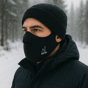 EXO-PRO Neoprene Black Face Mask | Size Large